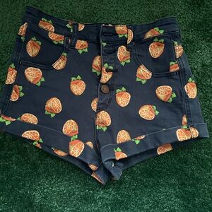 Urban Outfitters Navy High-Waisted Shorts